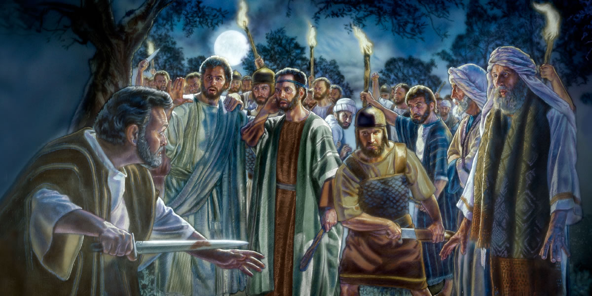 Yesu umufishin nich Pita mulong wamukatul kal Malkus ditu ni mpak; amasalay akimbin kumukwat Yesu
