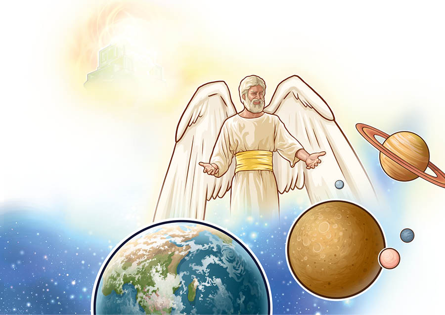 Yesu ni Tatukwend Yehova pa chisu chatangau diur ni divu.