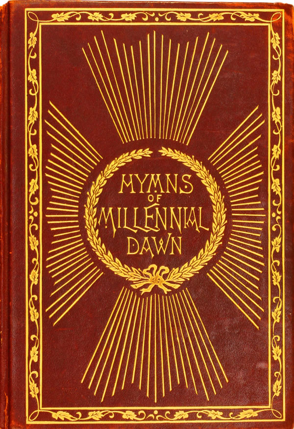 Coperta cărţii „Imnurile zorilor Mileniului”, 1905