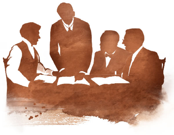 Группа по изучению Библии в 1870-е годы