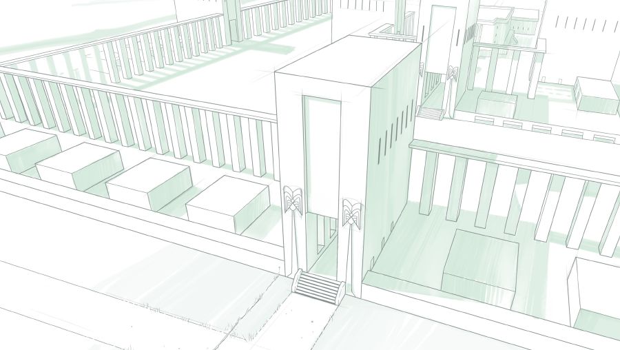 Храм из видения Иезекииля.