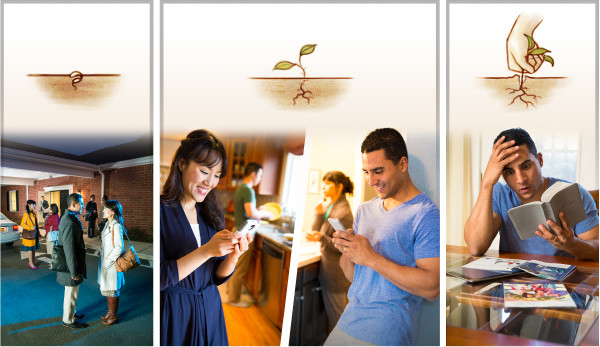 1) Христианин и христианка беседуют. 2) Христианин и христианка шлют друг другу текстовые сообщения, в то время как их спутники жизни находятся совсем рядом. 3) Женатый христианин, читая Библию, осознает, что ему нужно избавиться от греховных желаний