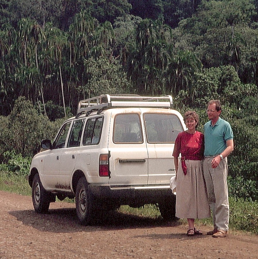 Manfred Tonak na Gail muri Etiyopiya, mu 1996