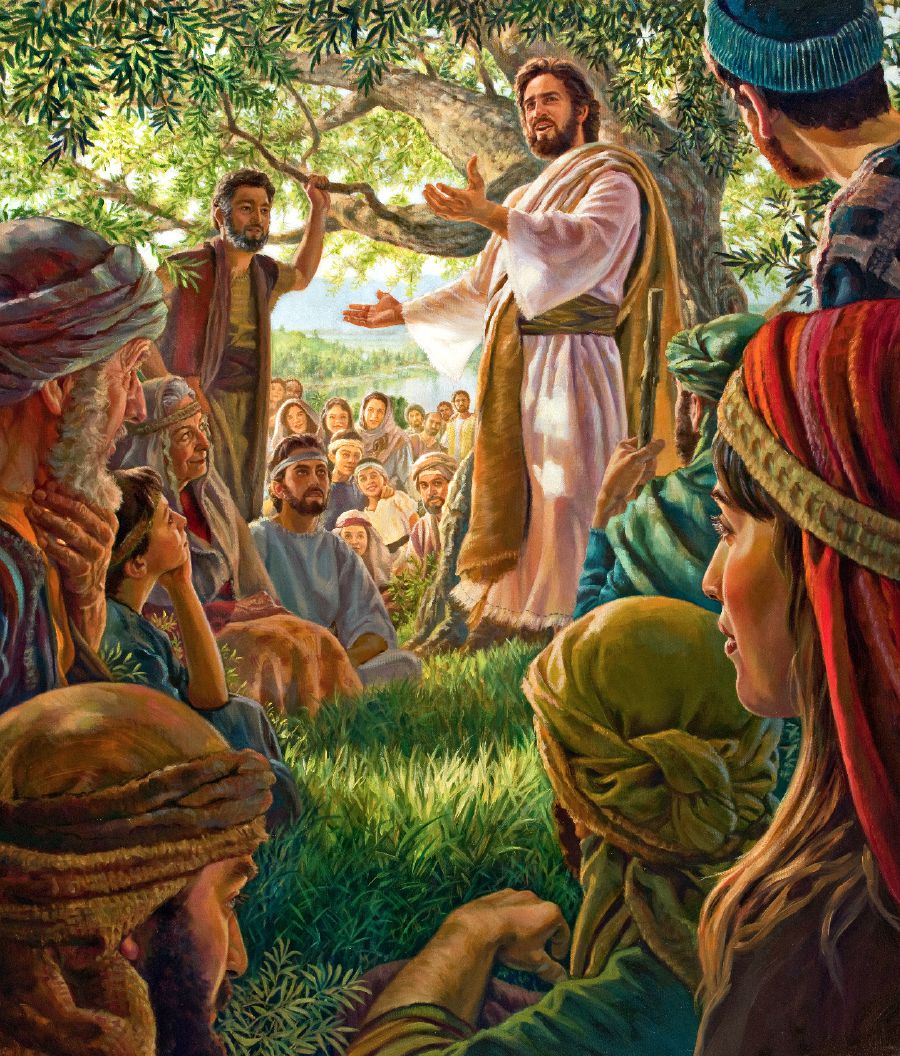 Yesus e taki nanga wan bigi grupu disipel.