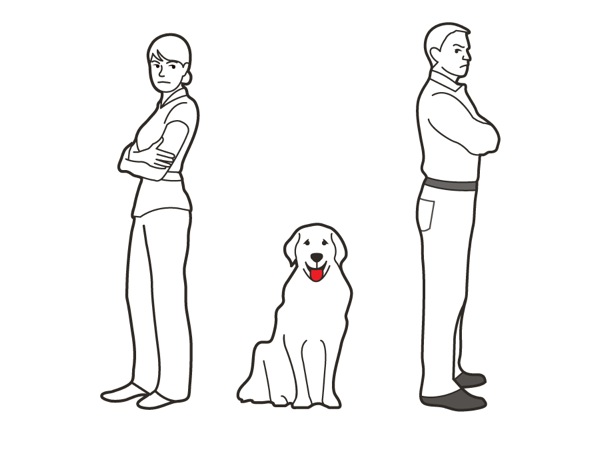 Ntja e pakeng tsa banyalani ba arohanang