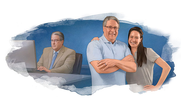 1. Ntate oa Alannah oa sebetsa; 2. Alannah le ntate oa hae