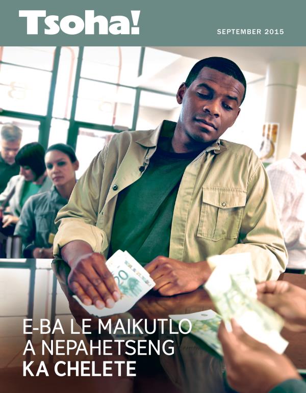 Sehlooho se ka tle sa Tsoha! Makasine ea September 2015 | E-⁠ba le Maikutlo a Nepahetseng ka Chelete
