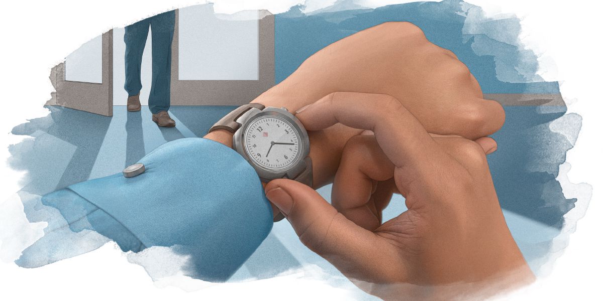 Ntate o sheba nako ha motho e mong a kena monyako