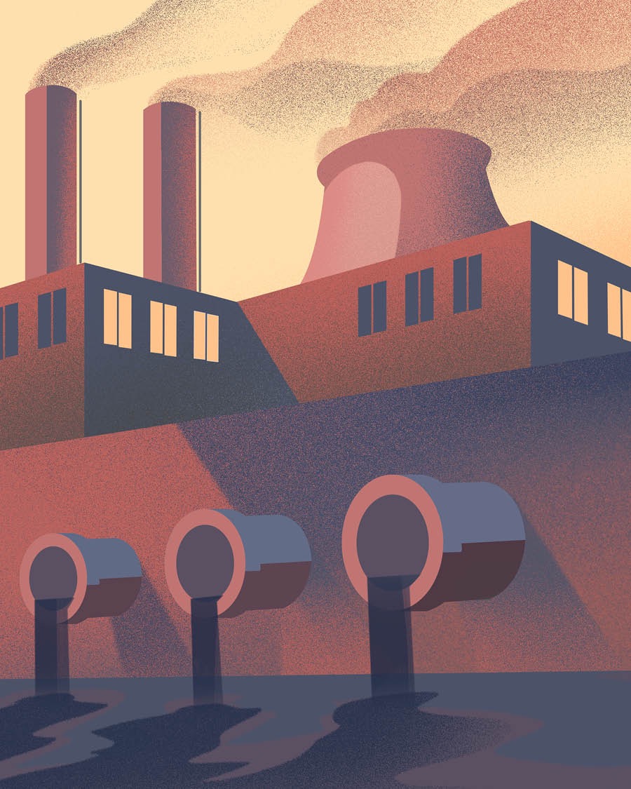 Likhoerekhoere le mosi li silafatsa metsi le moea