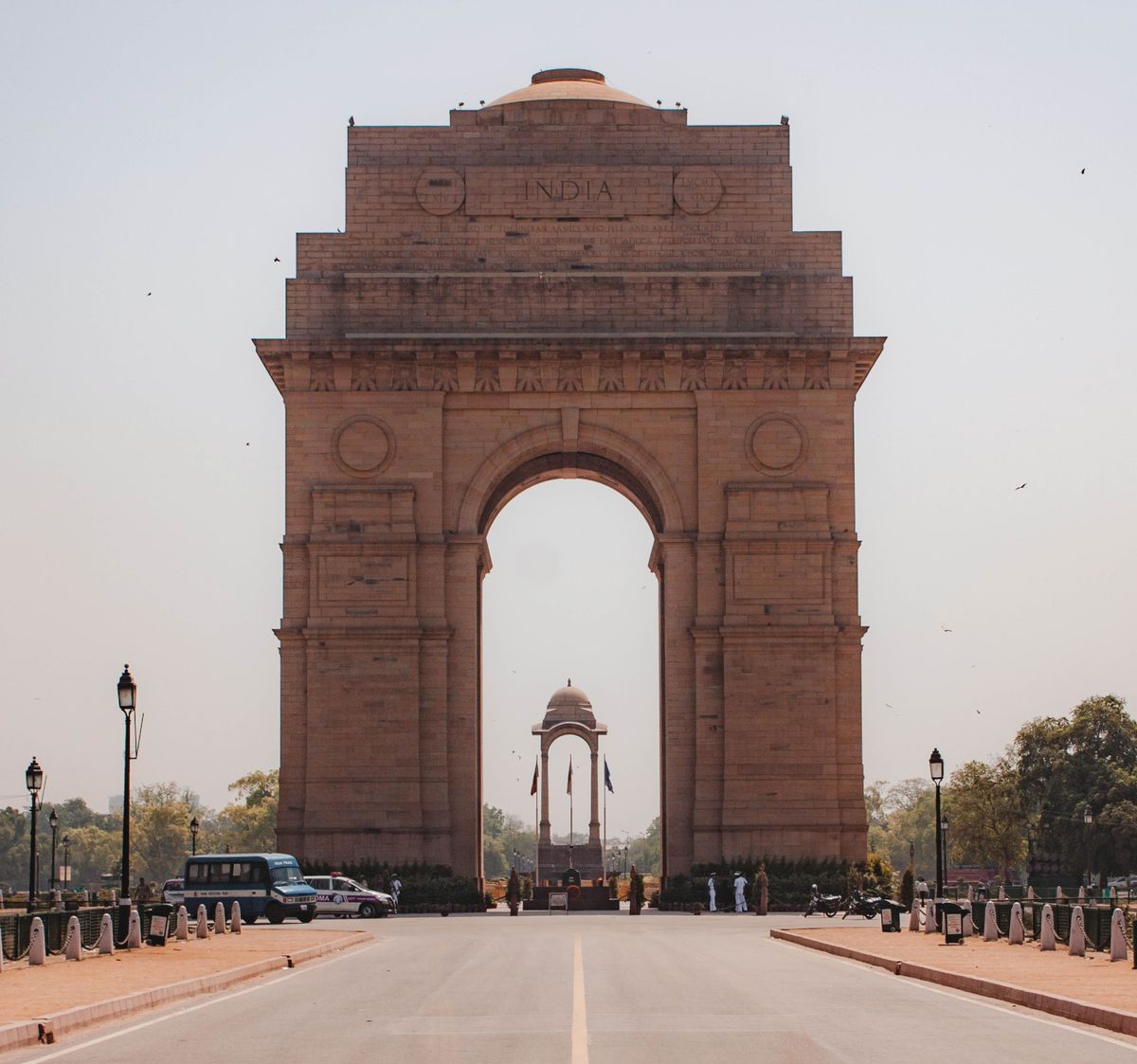 Moea o ile oa hloeka New Delhi, India nakong ea lockdown.