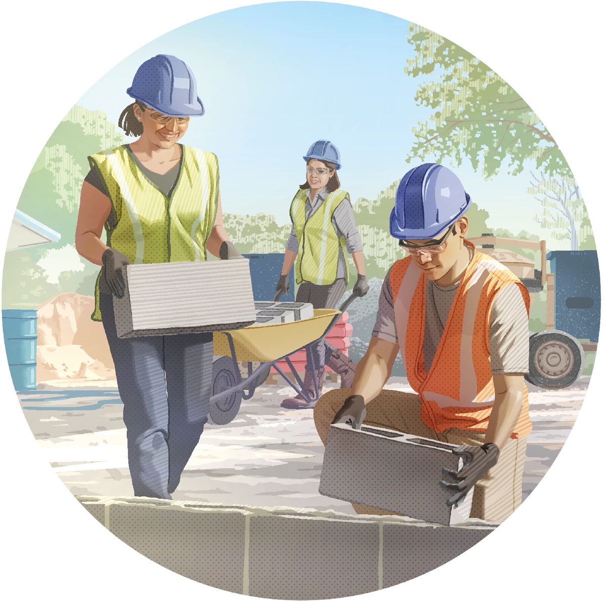 Sehlopha sa baithaopi ba Lipaki se thusa ka ho haha Holo ea ’Muso.