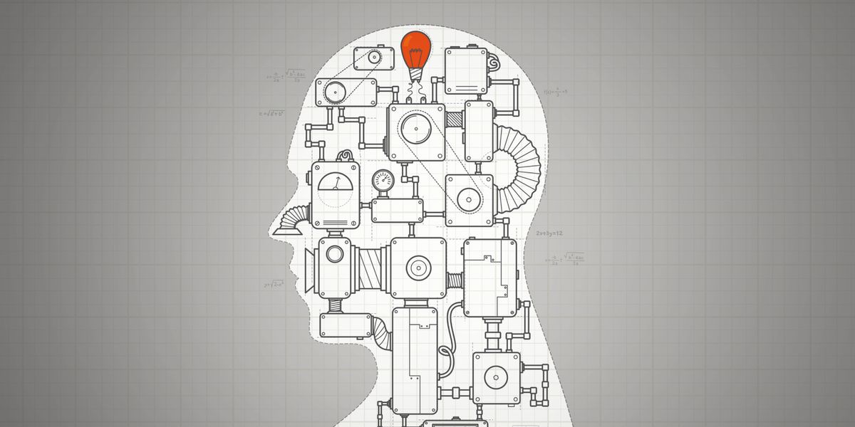 Setšoantšo sa polane ea mochini oa artificial intelligence se ka har’a hlooho ea motho.