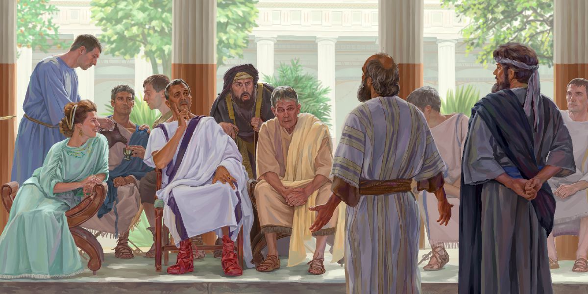 Barnabase le Pauluse ka pel’a Sergiase Pauluse