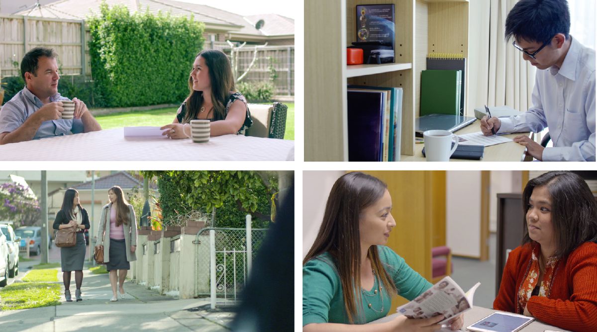 Morali’abo rona ea mocha o bolella ntate oa hae hore o batla ho ba pula-maliboho; mor’abo rona oa pula-maliboho o ngola fatše hore na o tla sebetsa joang; morali’abo rona ea mocha oa pula-malibo o sebetsa le e mong tšimong; morali’abo rona ea mocha oa pula-malibo o khanna thuto ea Bibele