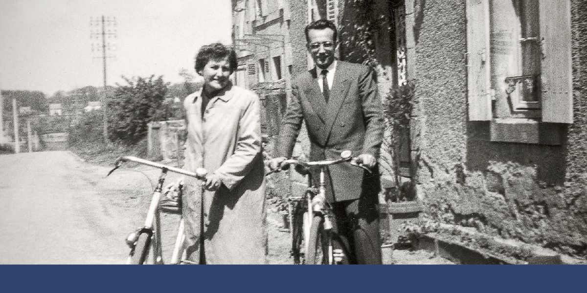 Molebeli oa potoloho le mosali oa hae naheng ea France ka 1957