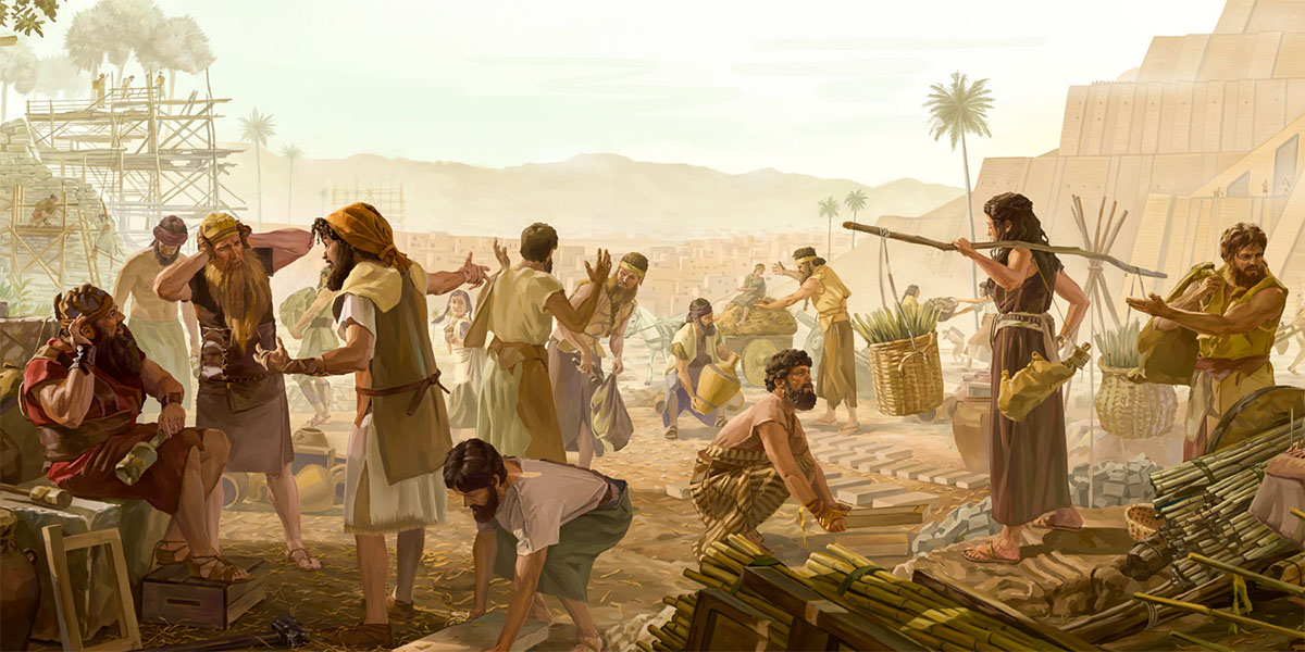 Batho ba hahang tora ea Babele ha ba sa utloana ka mor’a hore Jehova a ferekanye puo ea bona.