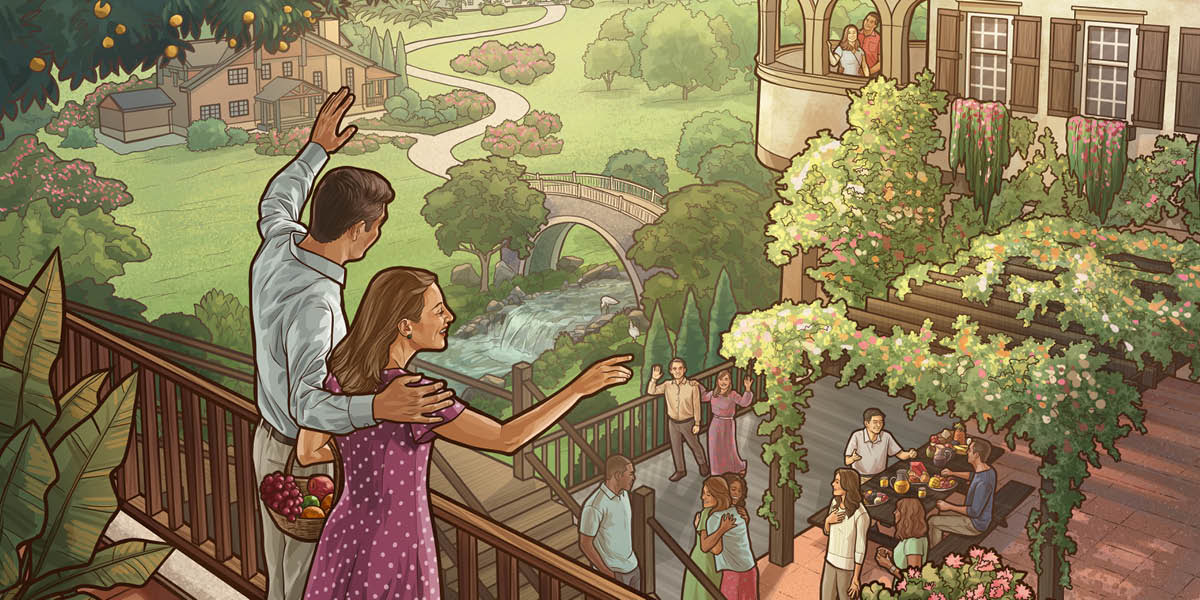 Banyalani Paradeising ba lumelisa metsoalle ea bona.