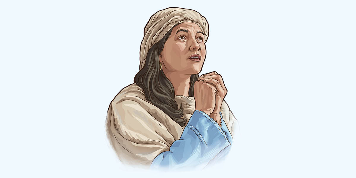 Anna o rapela Jehova.