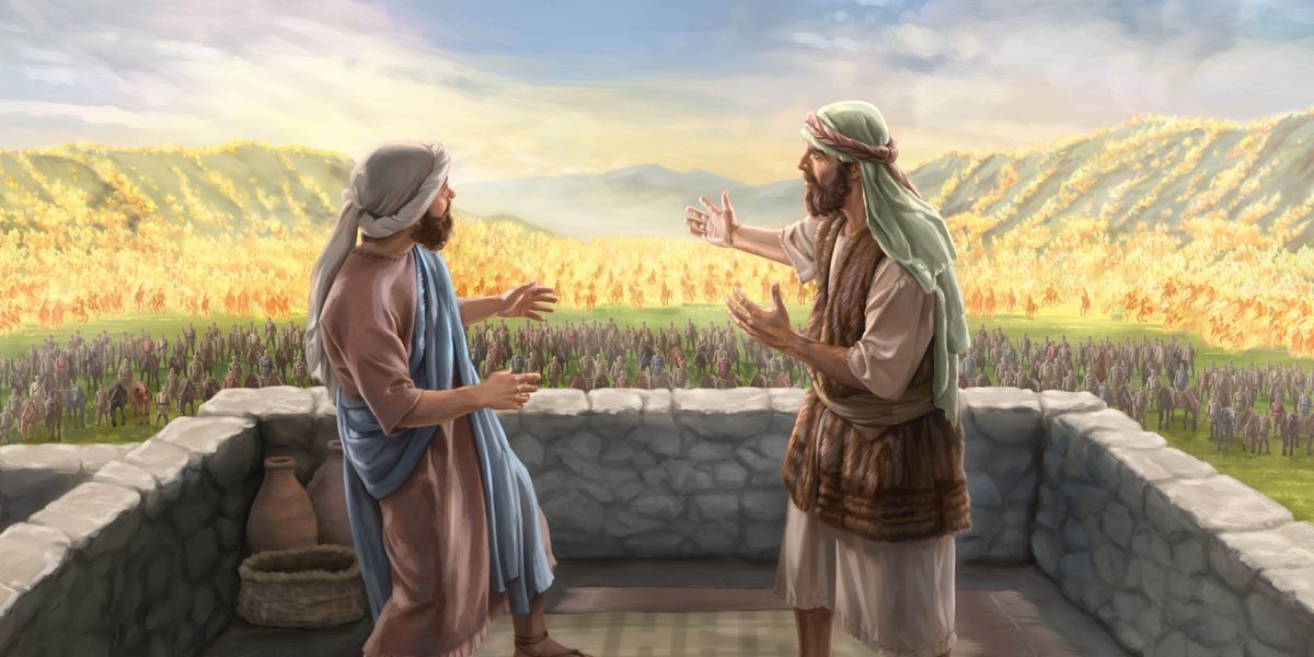 Elisha o bontša mohlanka oa hae ea tšohileng lipere tse ngata le likoloi tsa ntoa tsa mollo tse neng li pota-potile lebotho la sesole la Basiria.