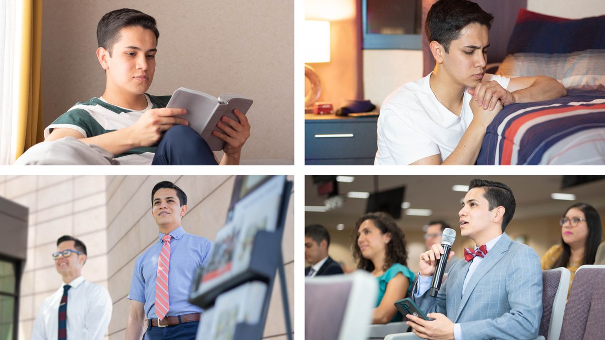 Litšoantšo: Mor’abo rona o etsa lintho tse matlafatsang tumelo ea hae. 1. O bala Bibele. 2. O etsa thapelo. 3. Oa araba ka libokeng. 4. O nka karolo boboleling.