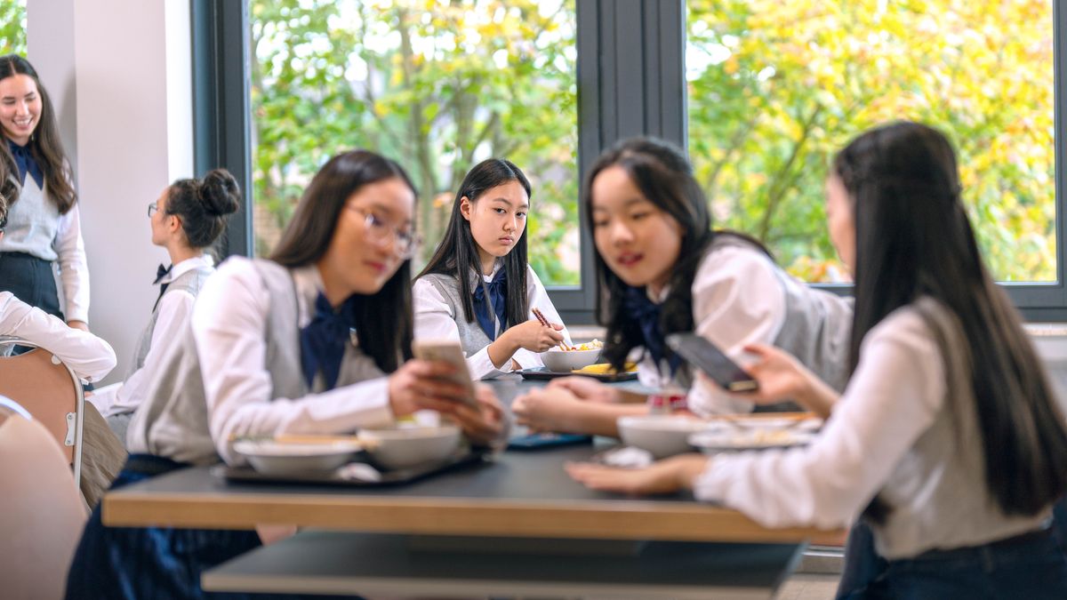 Mocha oa Paki o khalletse bacha ba bang bao a kenang sekolo le bona ha ba qoqa ebile ba shebile fono.