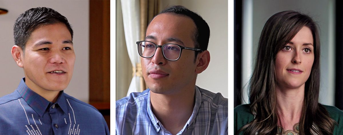 Likaroloana tsa video ea “Bacha​—⁠Khethang Bophelo bo Tla le fa Khotso!” 1. Harley. 2. Anjil. 3. Carlee.