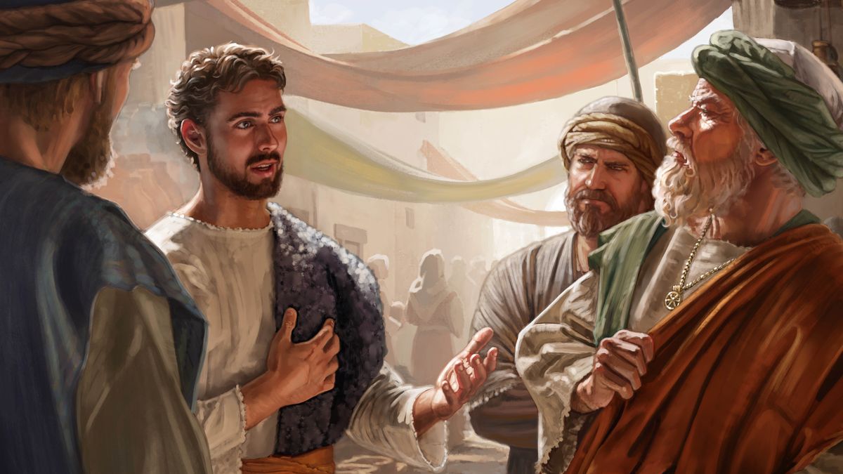 Jeremia o ’marakeng ’me o bolella balumeli ba bohata molaetsa oa Jehova.