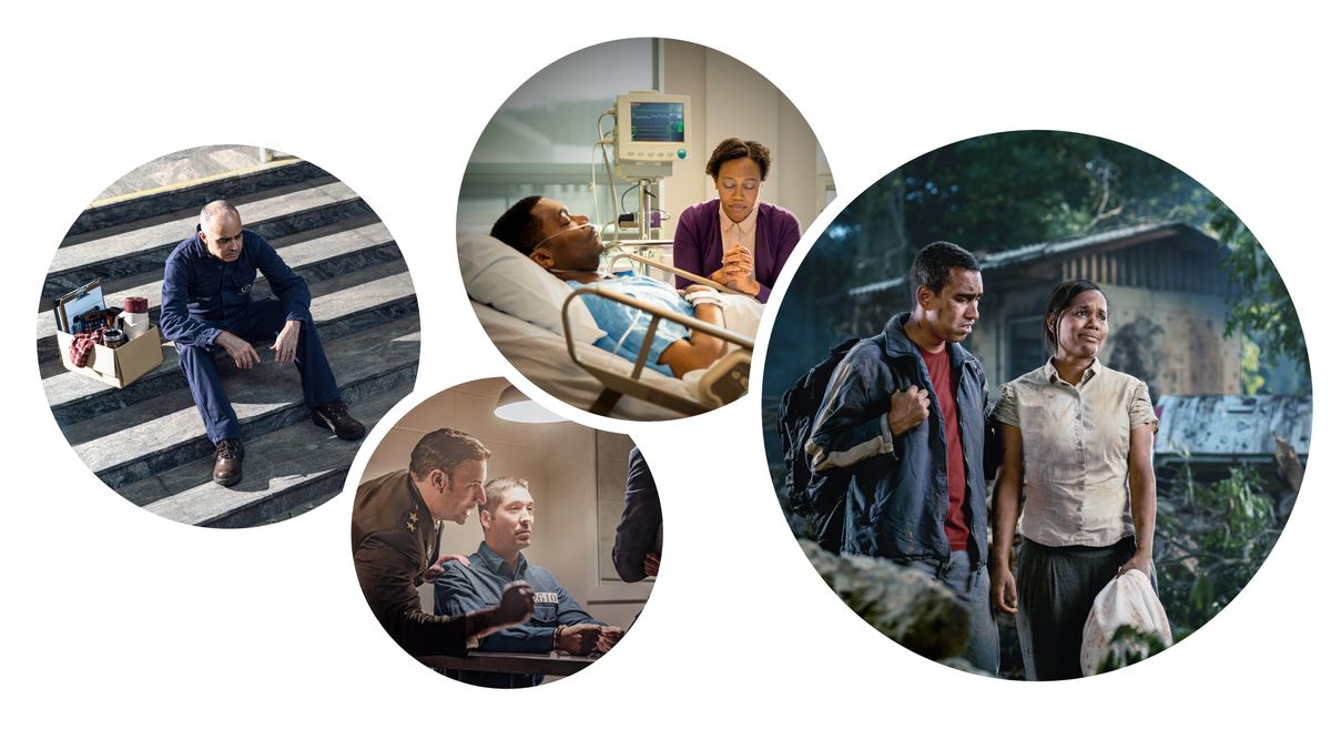 Litšoantšo: Bara le barali ba bo rona ba tobana le mathata. 1. Mor’abo rona ea utloileng bohloko o lutse litepising ka mor’a hore a felloe ke mosebetsi. 2. Mor’abo rona o hlongoa lipotso ke mapolesa. 3. Morali oa bo rona o rapella ka pelong a le pel’a bethe ea monna oa hae ea kulang sepetlele. 4. Banyalani ba tšoenyehile ka mor’a ho pholoha koluoa ea tlhaho.