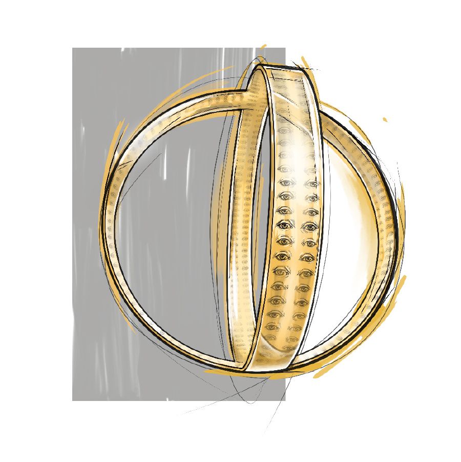 Lebili le ka har’a lebili le leng le nang le mahlo ho potoloha joalokaha ho hlahile ponong ea Ezekiele.