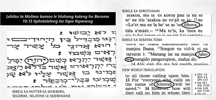 Lebitso la Molimo Bibeleng ea pele-pele