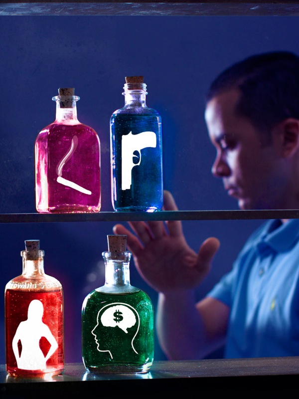 Monna ho qoba lintho tse ka mo behang tekong