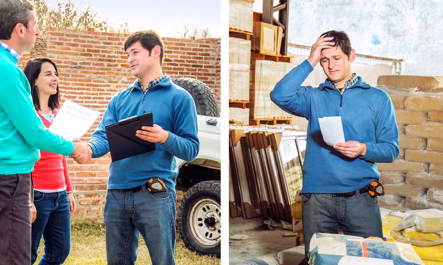 Monna o etsa tumellano ea khoebo le banyalani ba bang, ’me hamorao o oa hlokomela hore ho tla ba thata ho e phetha