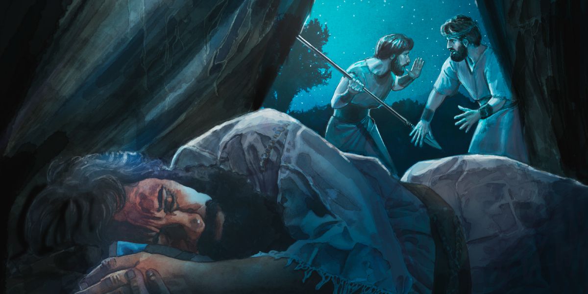 Davida o hanela Abishai ho hlaba Morena Saule ka lerumo