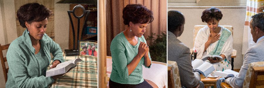 Morali’abo rona o bala Bibele, oa rapela, ’me o kopana le baholo ba babeli