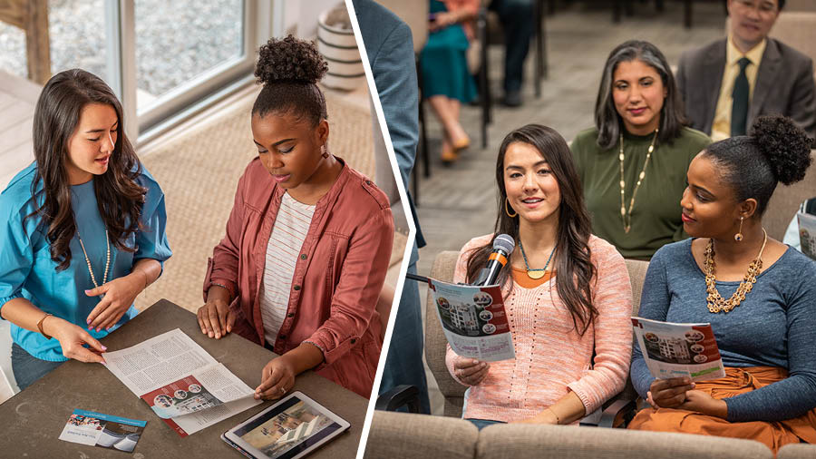 Setšoantšo: 1. Morali’abo rona o sebelisa ‘Molula Qhooa,’ video le pampitšana ea ho memela batho libokeng ’me oa mo hlalosetsa hore na Liboka li tšoaroa joang. 2. Morali’abo rona oa arabela thutong ea ‘Molula Qhooa’. Thuto ea hae e lutse pel’a hae, e mo shebile ebile e mo mametse ka hloko.