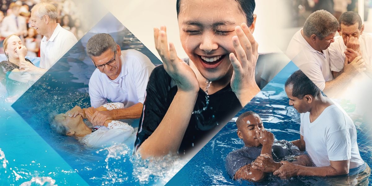 Batho ba merabe le lilemo tse sa tšoaneng baa kolobetsoa.