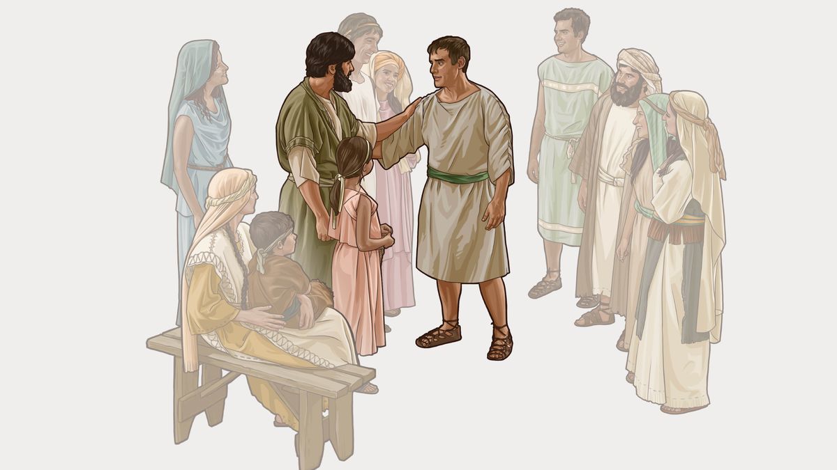 Bakreste ba Korinthe ba lumelisa monna ea khutliselitsoeng ka phuthehong ba thabile.