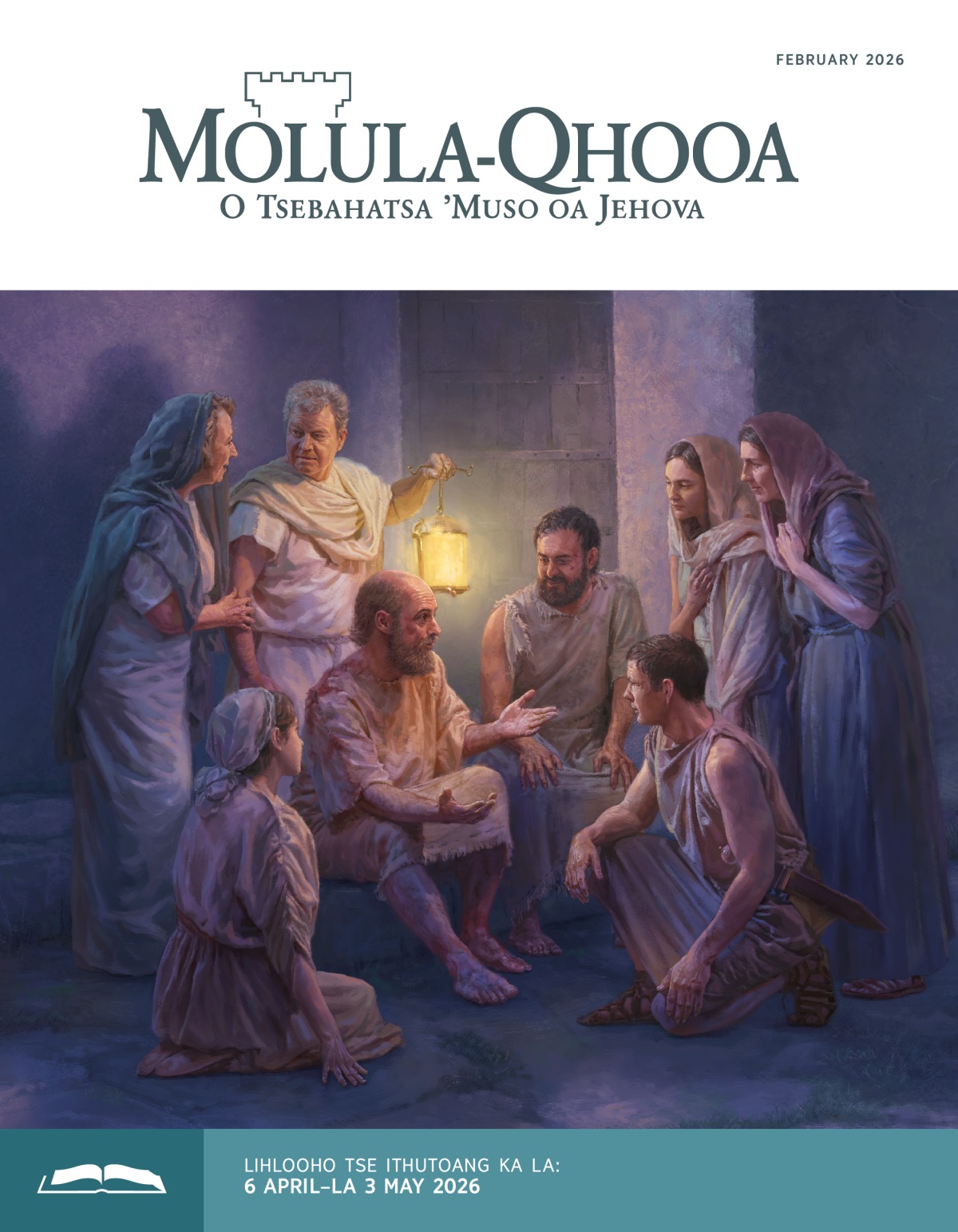 Pauluse le Silase ba pakela molebeli oa teronko le ba lelapa la hae bosiu. Lelapa kaofela le mametse ka hloko.