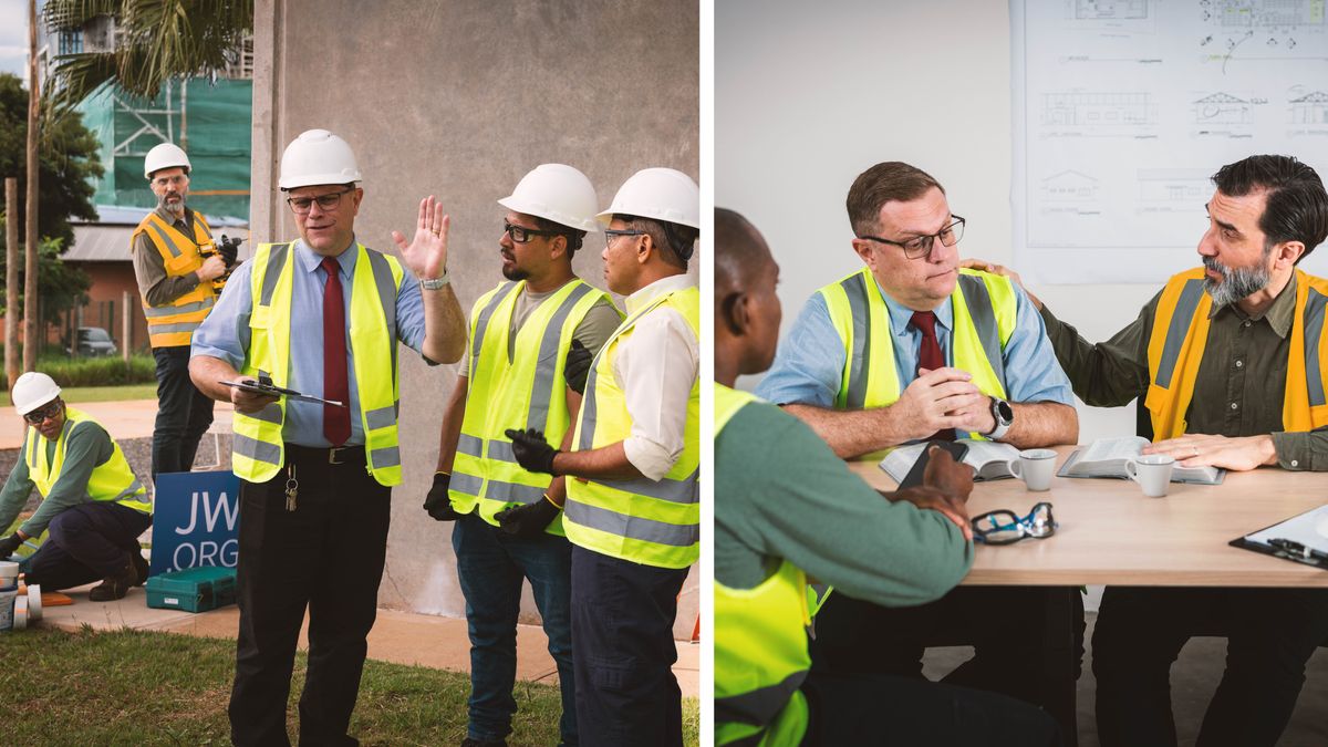 Litšoantšo: Mor’abo rona ea eteletseng pele projeke ea kaho o fumana khalemelo ha ba ntse ba sebetsa. Litšoantšo tse latelang li bontša hore na ho ile ha etsahala’ng.