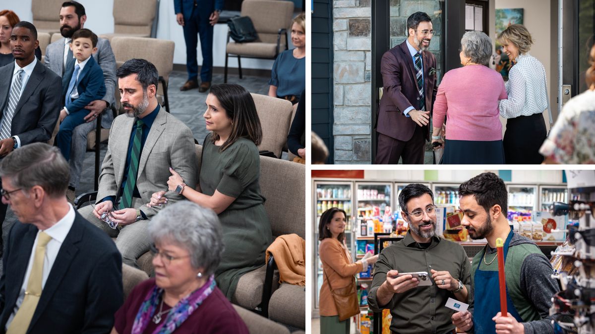 Litšoantšo: Mor’abo rona o lahleheloa ke litokelo ka phuthehong, empa o tsoela pele ho sebeletsa bana babo ka botšepehi. Litšoantšo tse latelang li bontša se etsahetseng.