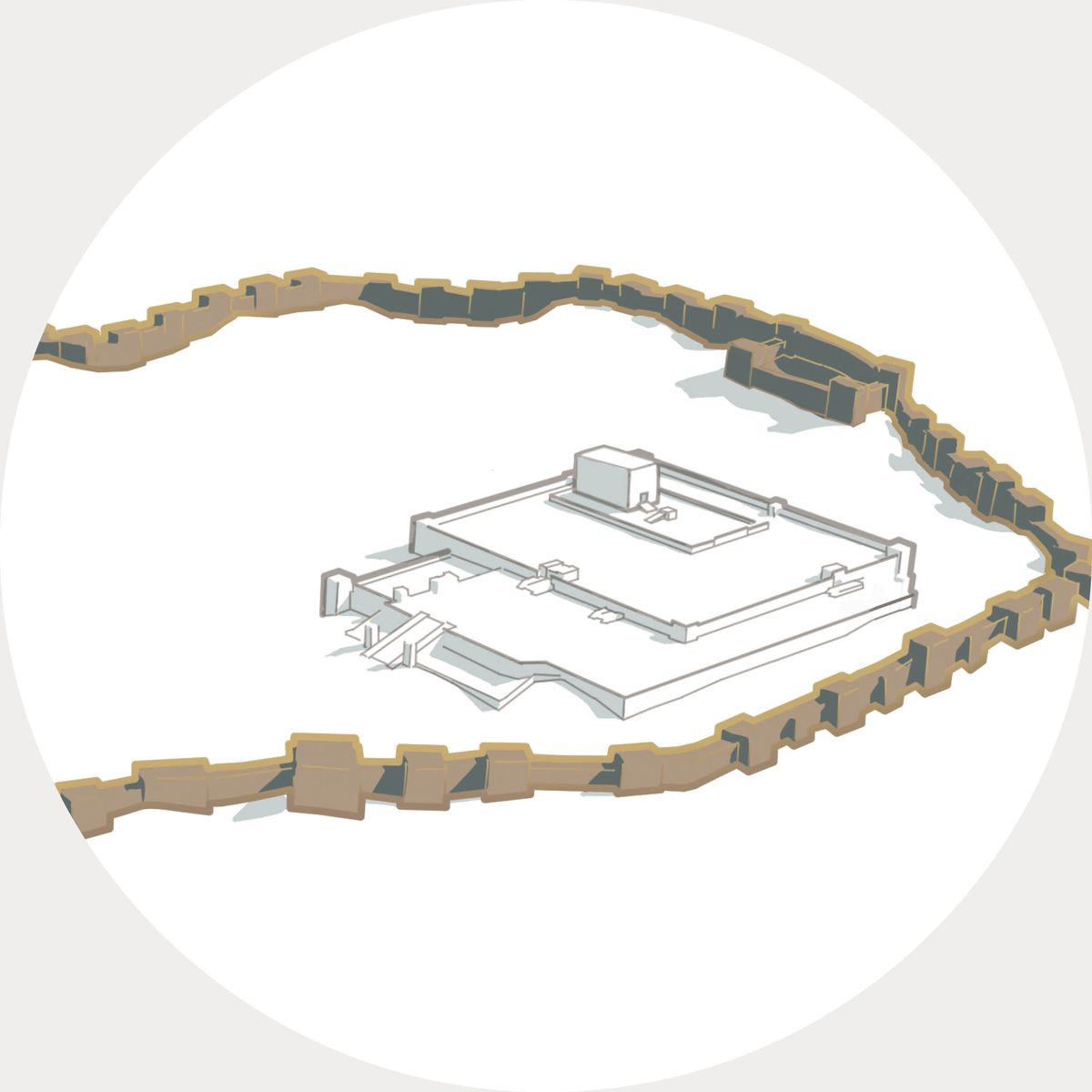 Marako a tsosolositsoeng a potolohileng Jerusalema.