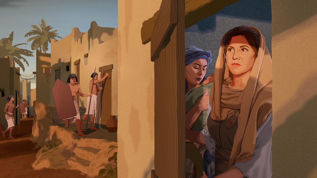 Babelehisi ba babeli ba patile lesea la moshanyana. E mong oa bona o ntse a hloelisa masole a Baegepeta ha a ntse a kokota menyako a batlana le masea a bashanyana.