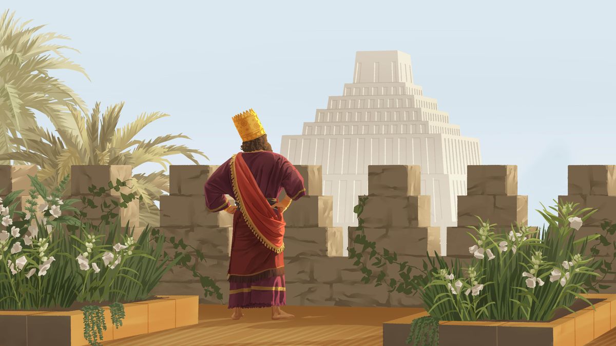 Morena Nebukadnezare o eme holim’a ntlo, o shebile mohaho oo a o entseng.