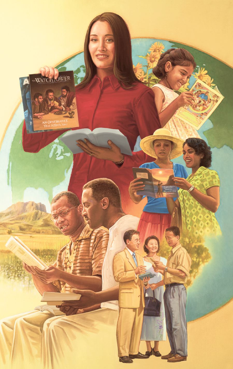 Saksi-Saksi Yéhuwa ngawawarkeun warta hadé Karajaan ka sakuliah dunya