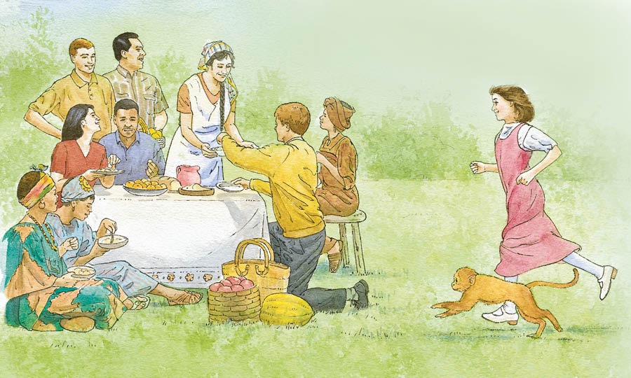 Jalma-jalma keur piknik di Pirdaus