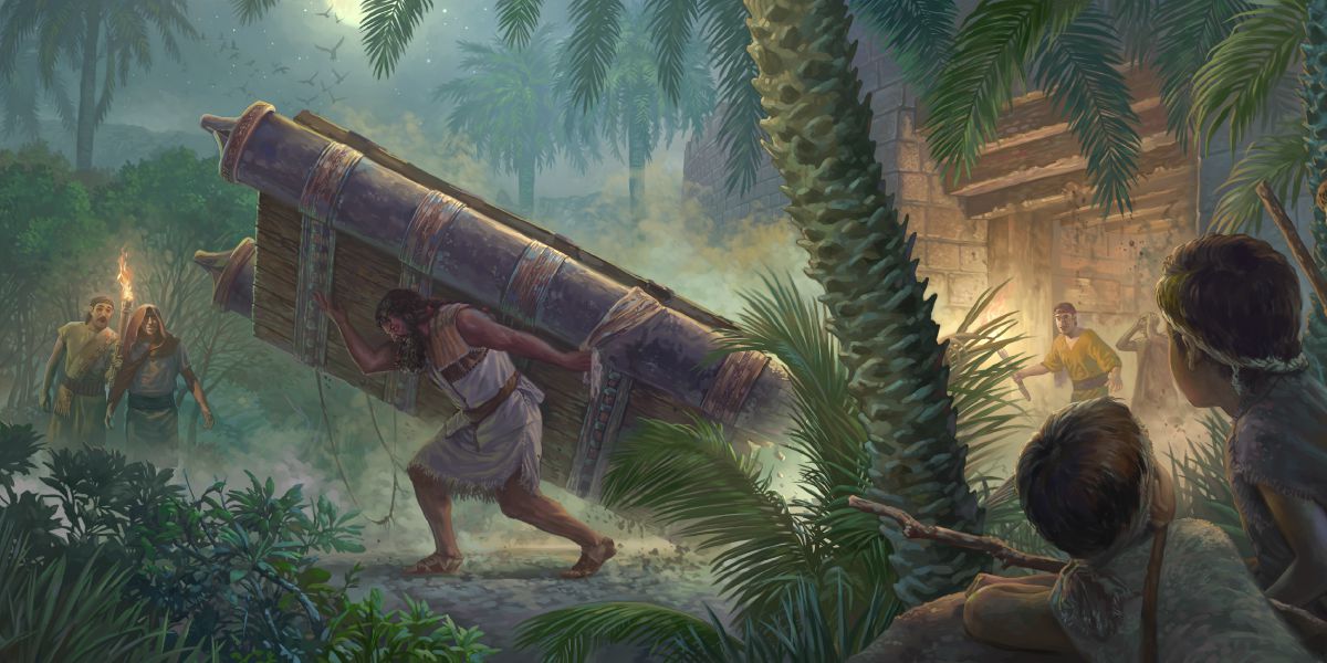 Simson mawa gerbang kota Gasa