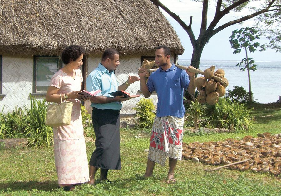Pasangan salaki pamajikan keur ngawawar