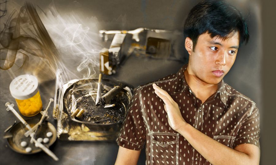 Saurang budak ngora nolak roko jeung narkoba