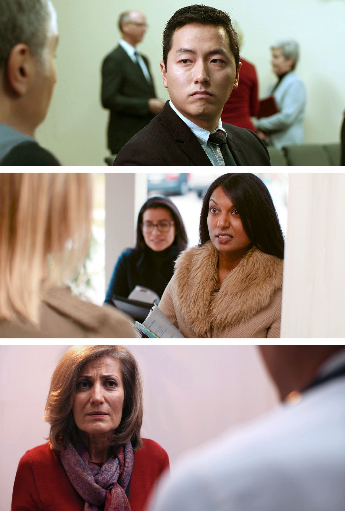 Saurang sadérék leutik haté sanggeus kaleungitan tanggung jawab di sidang; saurang sadérék boga pandangan négatif ngeunaan dines; saurang sadérék narima warta goréng ti dokter