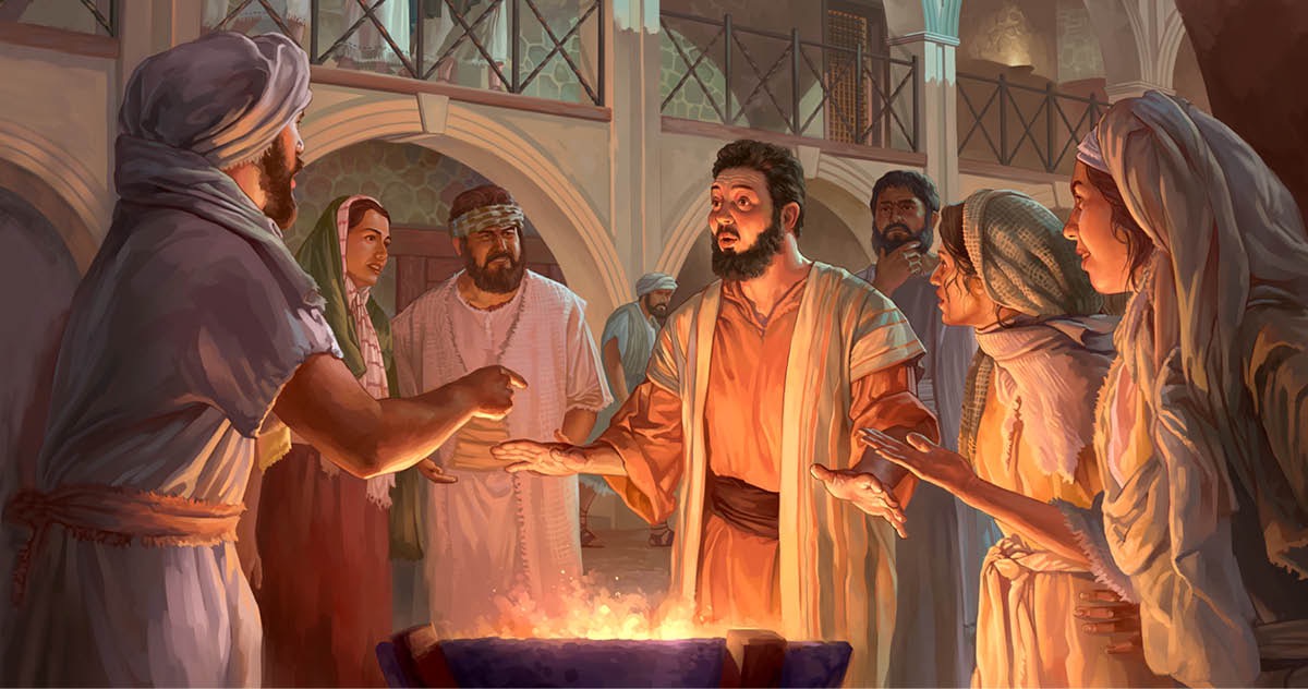 Pétrus nyangkal Yésus